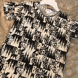 Lularoe Girls dress size 8 Disney Castle print